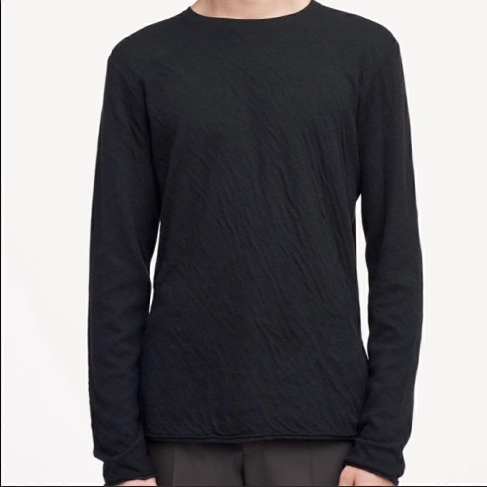 Revolve Rag & Bone Thick Crinkly Wavy Texture Crew Neck Tripp Sweater